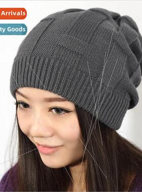 2019 Europe Uned States in fall winter women knted cap set h
