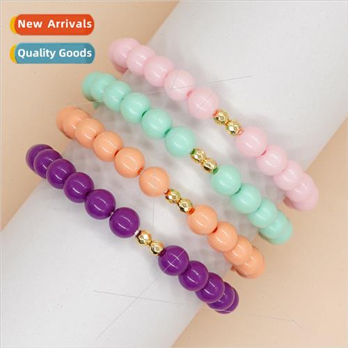 Hundreds of ethnic  simple fashion 8mm colorful acrylic does