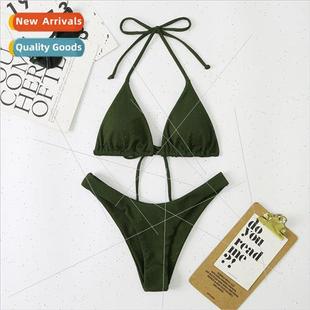 sided womens bikini tie triangle double sexy spl new 2022