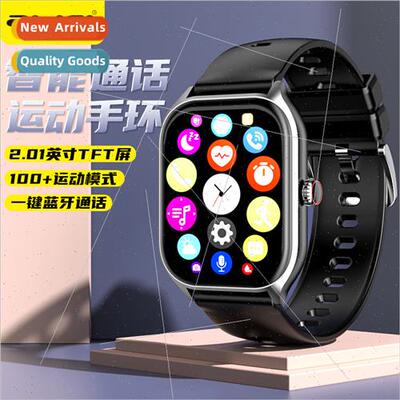 Smart Bluetooth Talking Watch Heart Rate Blood Oxygen Blood