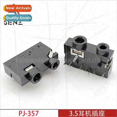 3.5mm headphone socket PJ-357 Connected headphone dual-hole
