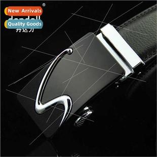 Genuine leather belt men belt automatic buckle cowhide pants