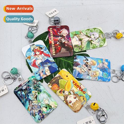 Pikachu cartoon card holder student meal card bus subway acc