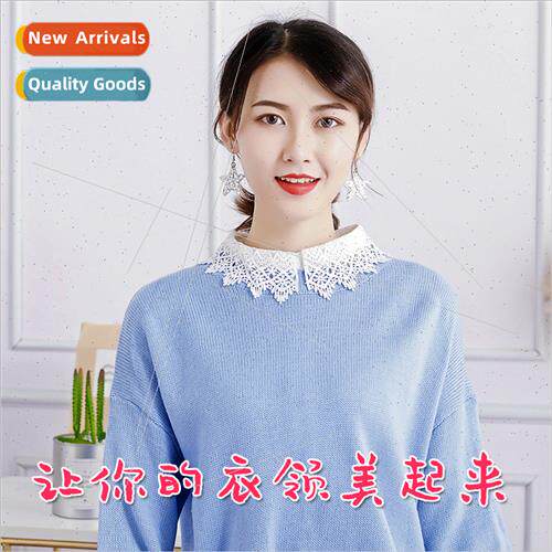 Spring fall winter false collars lady eyelash lace fairy hun