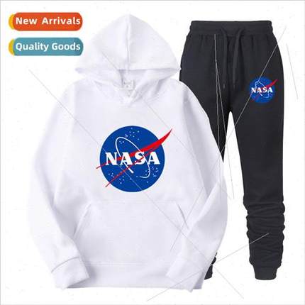New NASA series letters pullover casual hooded sports logo s