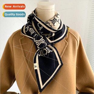 warm student neckerchief 2021 printing winter fashion new