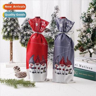 2023 Christmas New Champagne Wine Bottle Sleeves Foresters P