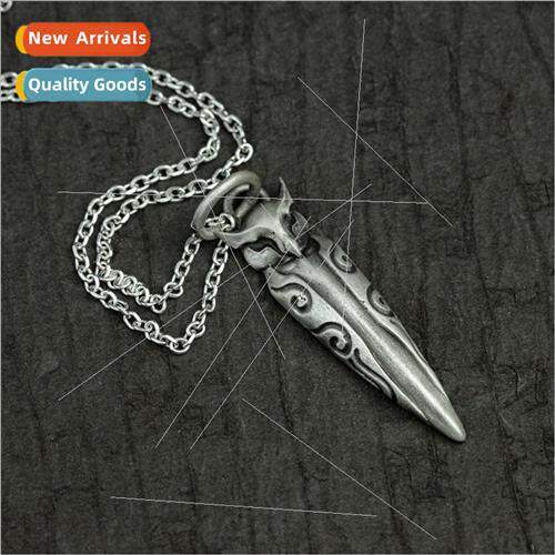Europe new owl animal pendant necklace fashion tide men hip-