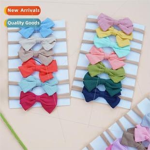 band Nylon headband bow hai baby hair marking Children soft