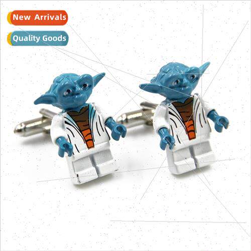 Avatar modeling French shirt cufflinks cartoon robot men new