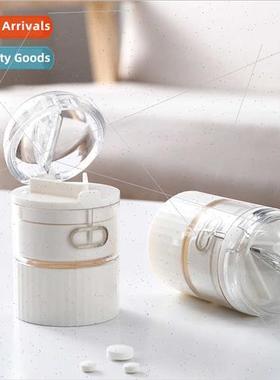 Multifunctional pill box cutter grinder organizer 3-in-1 por