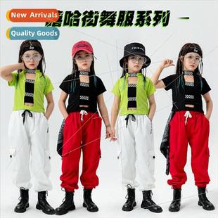 Costume Hip Girls Jazz Girl Dance Set Childrens Hop