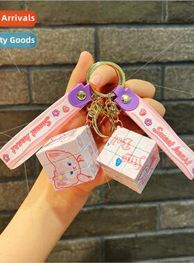 Bei Bei fox magic cube creative gift keychain accessories ke