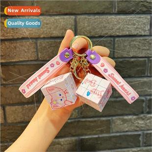 cube creative gift Bei accessories magic keychain fox