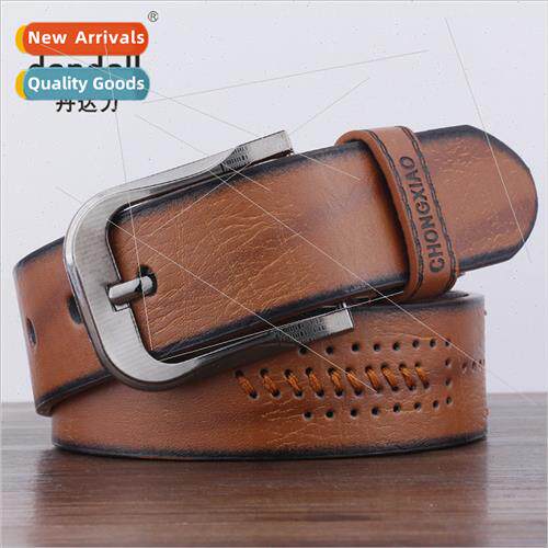 New Hundred Men Belt Retro Cowboy Student Belt Antique Youth