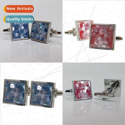 Hexagonal geometric pattern splicing colorful shell high-end