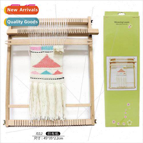 loom diy making tapestry weaver tools children beechwood toy