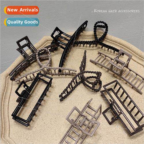 Clip grip clip large back head shark clip Korean ins cold wi
