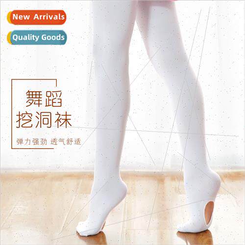 Childrens dance socks fall thin section digging hole bottomi