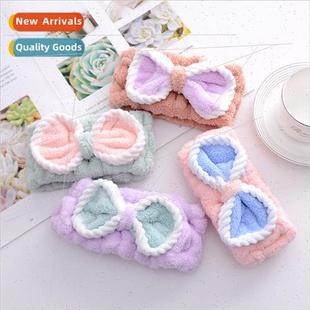 ties bow make beauty hair absorbent water velvet Coral