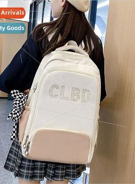 new student schoolbag junior middle school backpack simple c