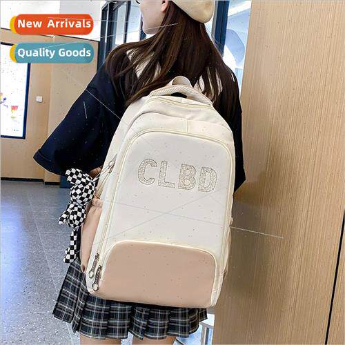 new student schoolbag junior middle school backpack simple c