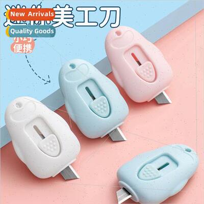 Cute mini penguin art knife portable unpacking courier small