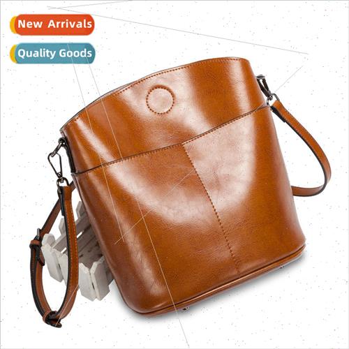 Ladies Bag Leather Women Bag Fashion Shoulder Bag Casual Hun