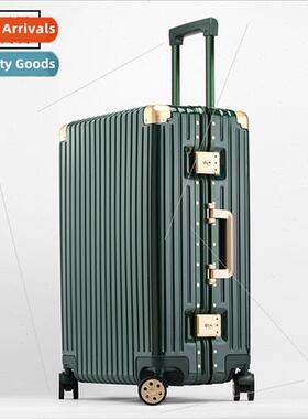 Trolley case aluminum frame luggage universal wheel aluminum