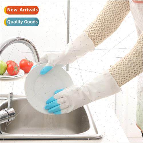 trile Dishwashing Gloves Kchen Dishwashing Durable Latex Lau