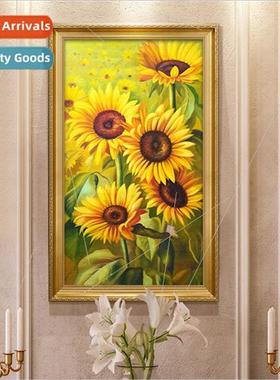 New modern living room small handmade point drill cross stch