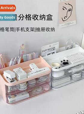 Desktop compartment organizer remote control sundry organize