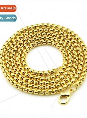 Fashion men women alloy square pearl necklace Europe collarb