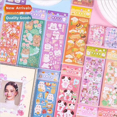 Rainbow stickers stickers handbook goo card stickers creativ