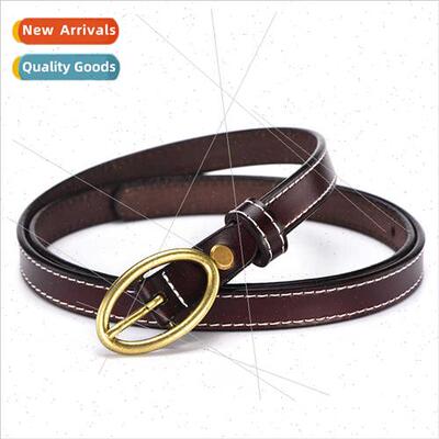 leather decorative skirt simple versatile women belt knotted