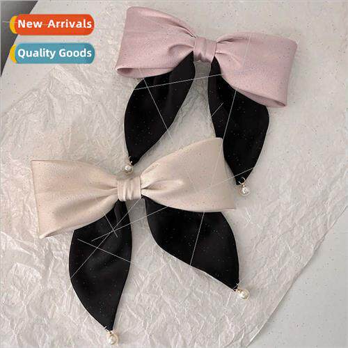 Bow hair clips advanced sense back head princess head spring