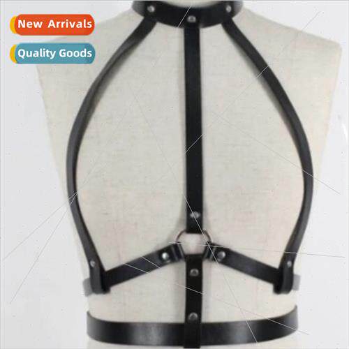 Europe Gothic Binding Collar Belt Waistband Set Dance Punk J