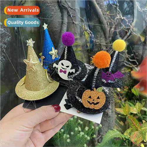 Halloween hair clips wch ghost hat headdress prom permance p