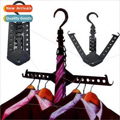 Colorful multifunctional retractable foldable coat hanger we