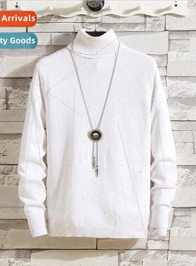 2022 winter turtleneck sweater men Korean Slim sweater kn sw