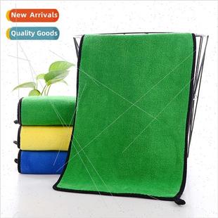 towel fine sided fleece col double car absorbent Coral fiber