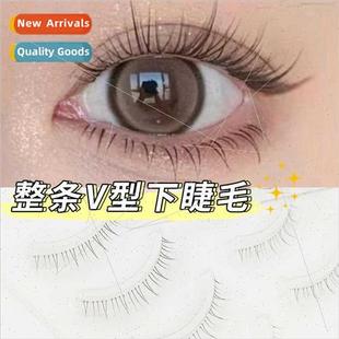 Beginner V-shaped lower eyelashes one piece whole imp comic