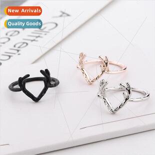 antler ring sweet Christmas plum simple creative ornaments