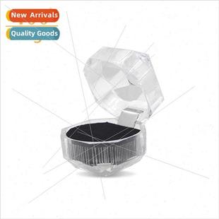 Crystal Ring Box Magic Accessories Transparent Small Octagon
