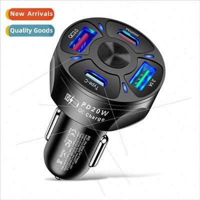 PD 20W+Type-c QC3.0 USB 3.1A fast car charger car charger on