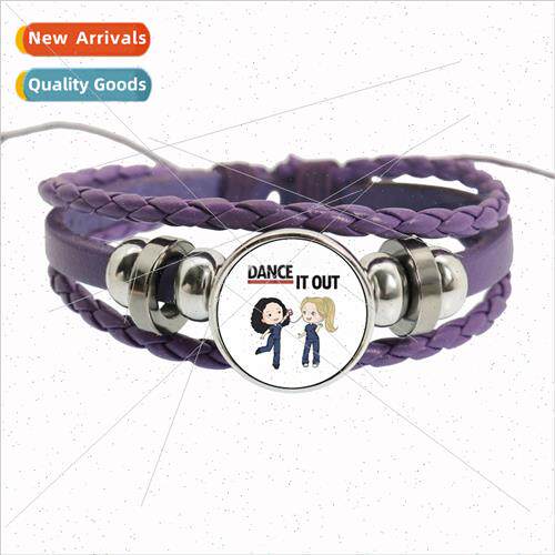 Accessories Grey Anatomy Time Gemstone Bracelet Purple Hand-