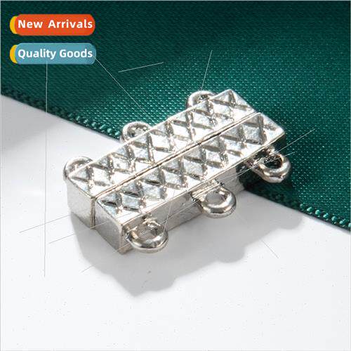 Hipanema zinc alloy magnet buckle retro multi-row buckle diy