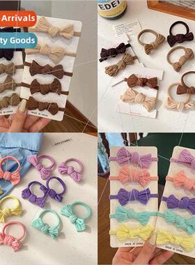 10 pcs curry bow headbdoes not hurt hair no seams hair rope