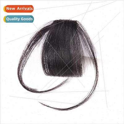 Korean invisible air bangs ladies wig piece sideburns ageing