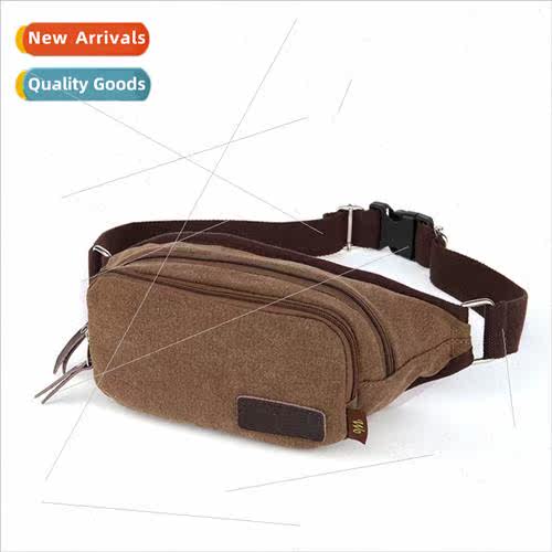 Men Korean casual chest pack outdoor sports small waist pack